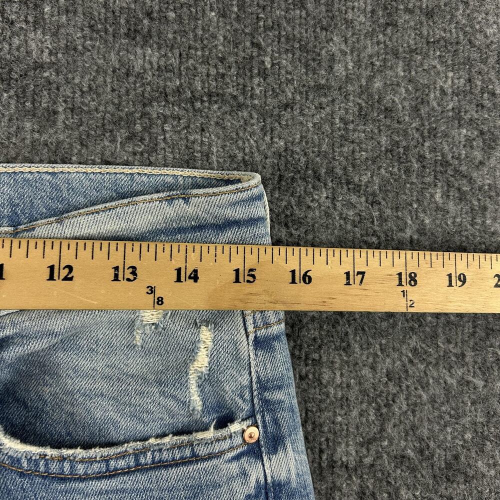 Mother Superior Jeans 29 The Tomcat Bless You Ankle Crop Denim Blue Casual Comfy - Picture 11 of 16